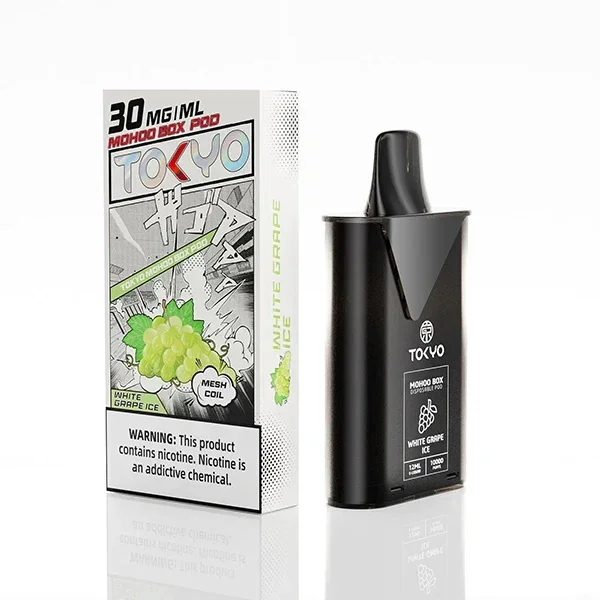 【買三盒煙彈加150贈主機】TOKYO MOHOO BOX 東京魔盒 10000口專用煙彈｜12ml 巨量裝，30mg/ml 尼古丁鹽感