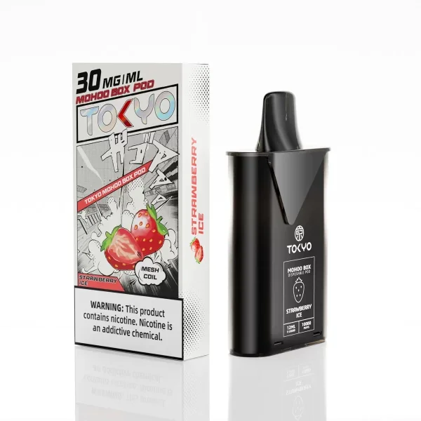 【買三盒煙彈加150贈主機】TOKYO MOHOO BOX 東京魔盒 10000口專用煙彈｜12ml 巨量裝，30mg/ml 尼古丁鹽感